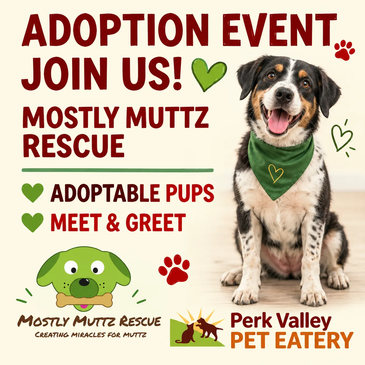 Image of Local Pet Event Mostly Muttz Adoption Meet & Greet Nearby