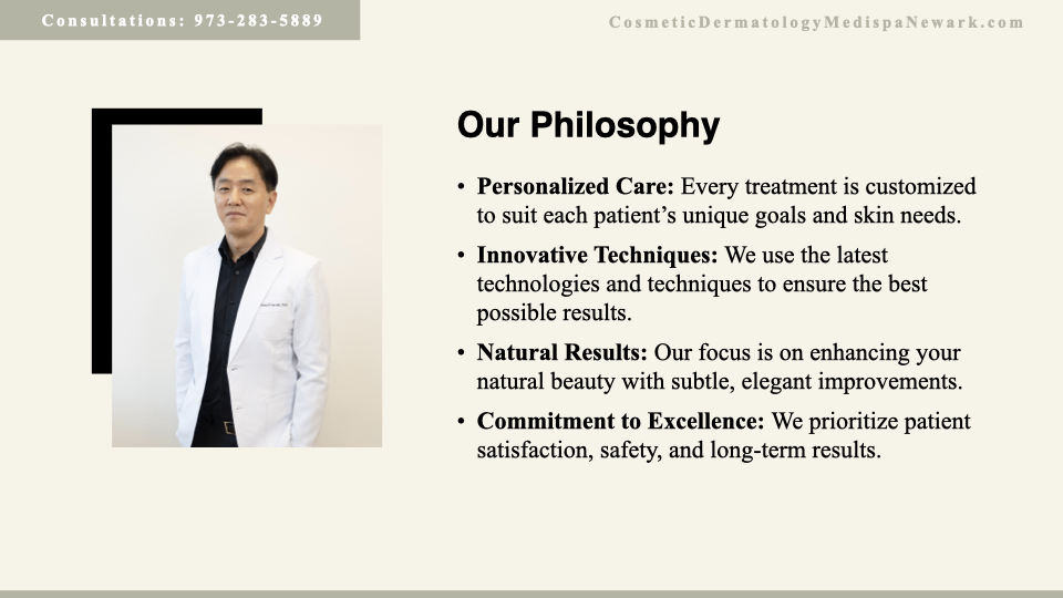 Cosmetic Dermatology & Medispa of Newark - Our Philosophy