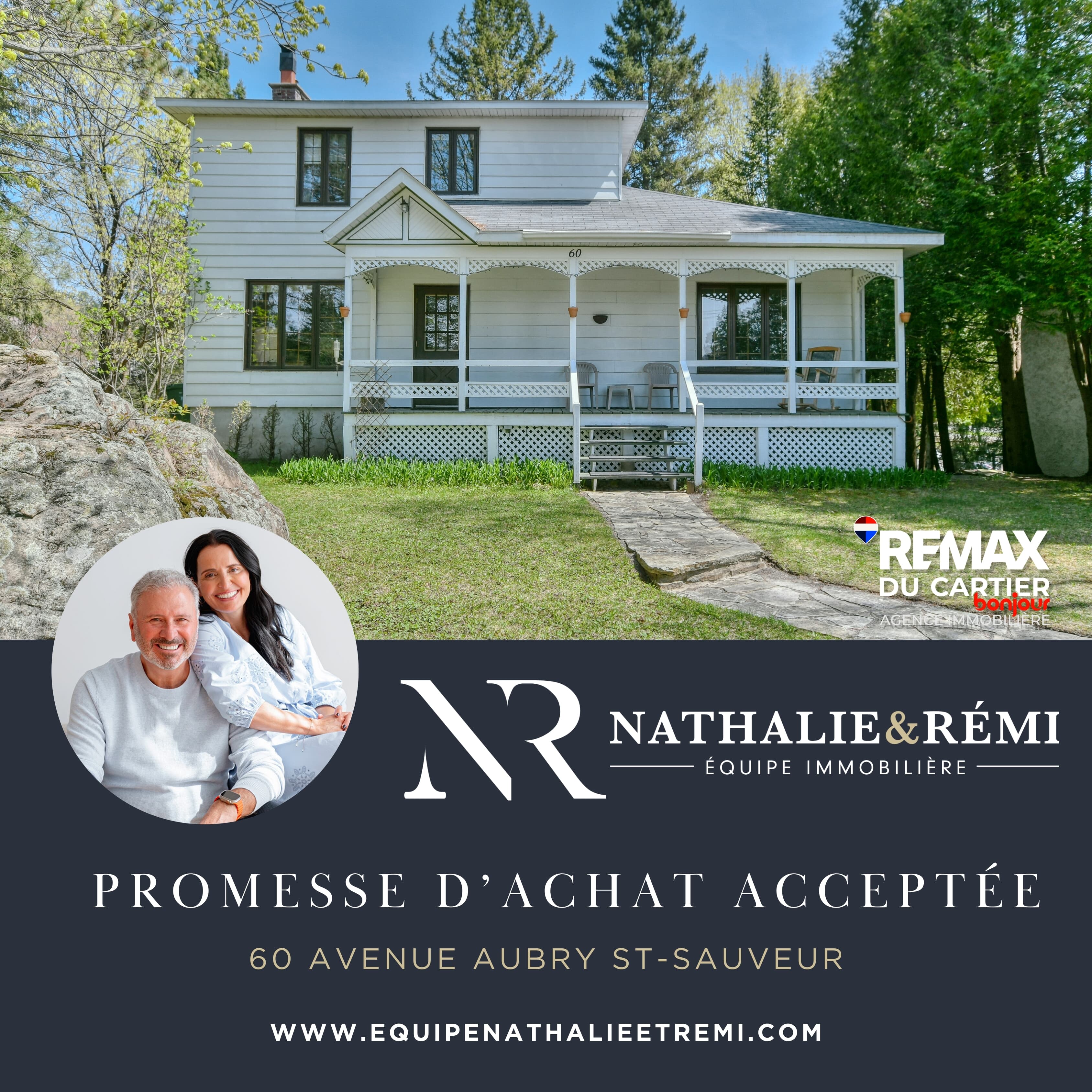 Images Nathalie & Rémi Équipe Immobilière RE/MAX DU CARTIER BONJOUR - Courtier immobilier Saint-Sauveur