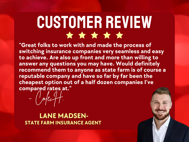 Images Lane Madsen - State Farm Insurance Agent