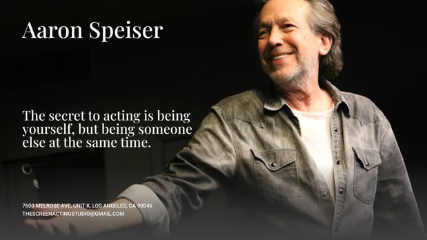 Images Aaron Speiser - The Screen Acting Studio