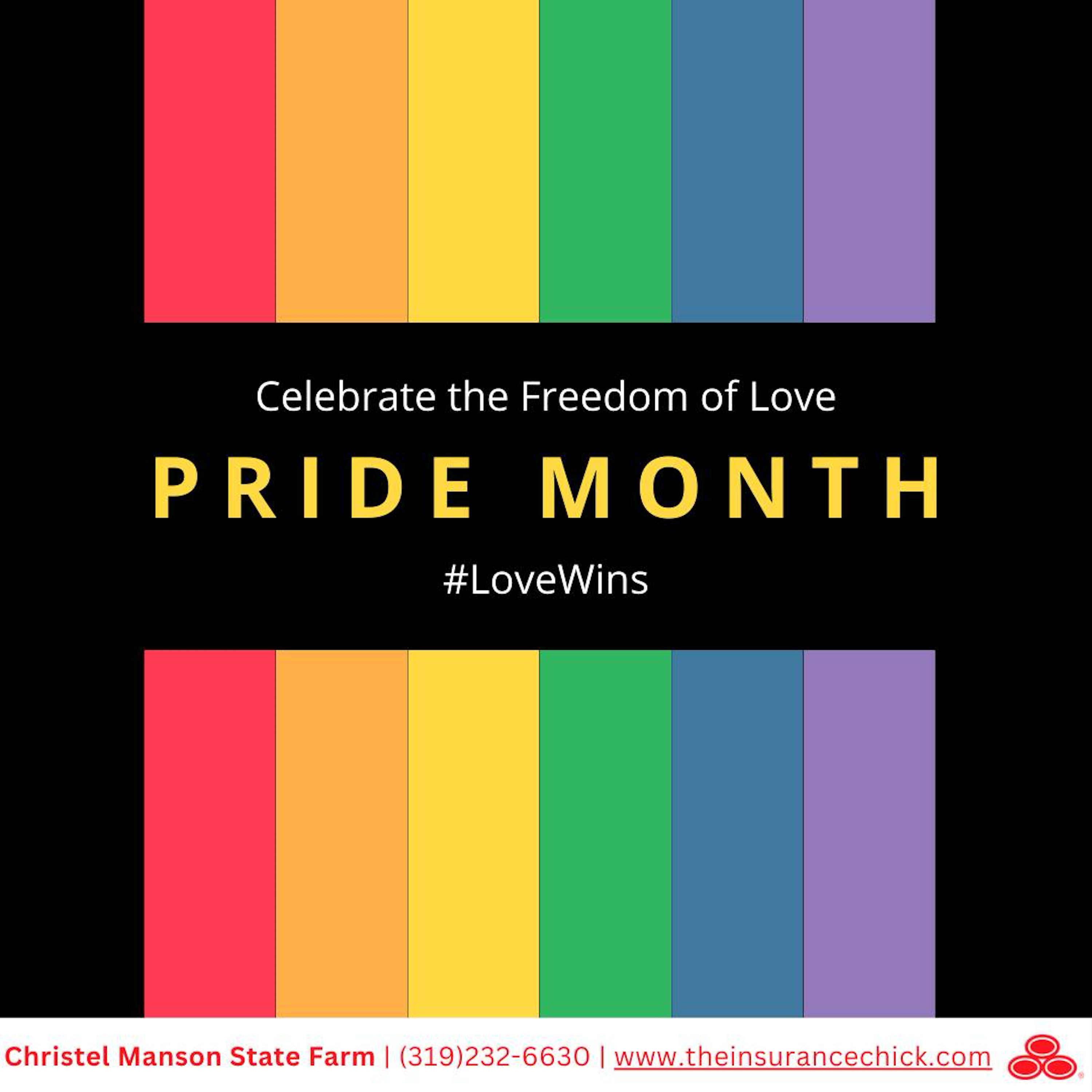 Happy Pride Month! We're proud to support the LGBTQ+ community. Here's to celebrating diversity and inclusion all year long!