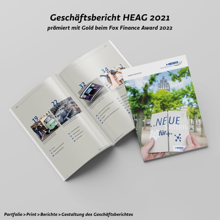 Geschäftsbericht der HEAG 2021
(prämiert mit Gold beim Fox Finance Award 2022)