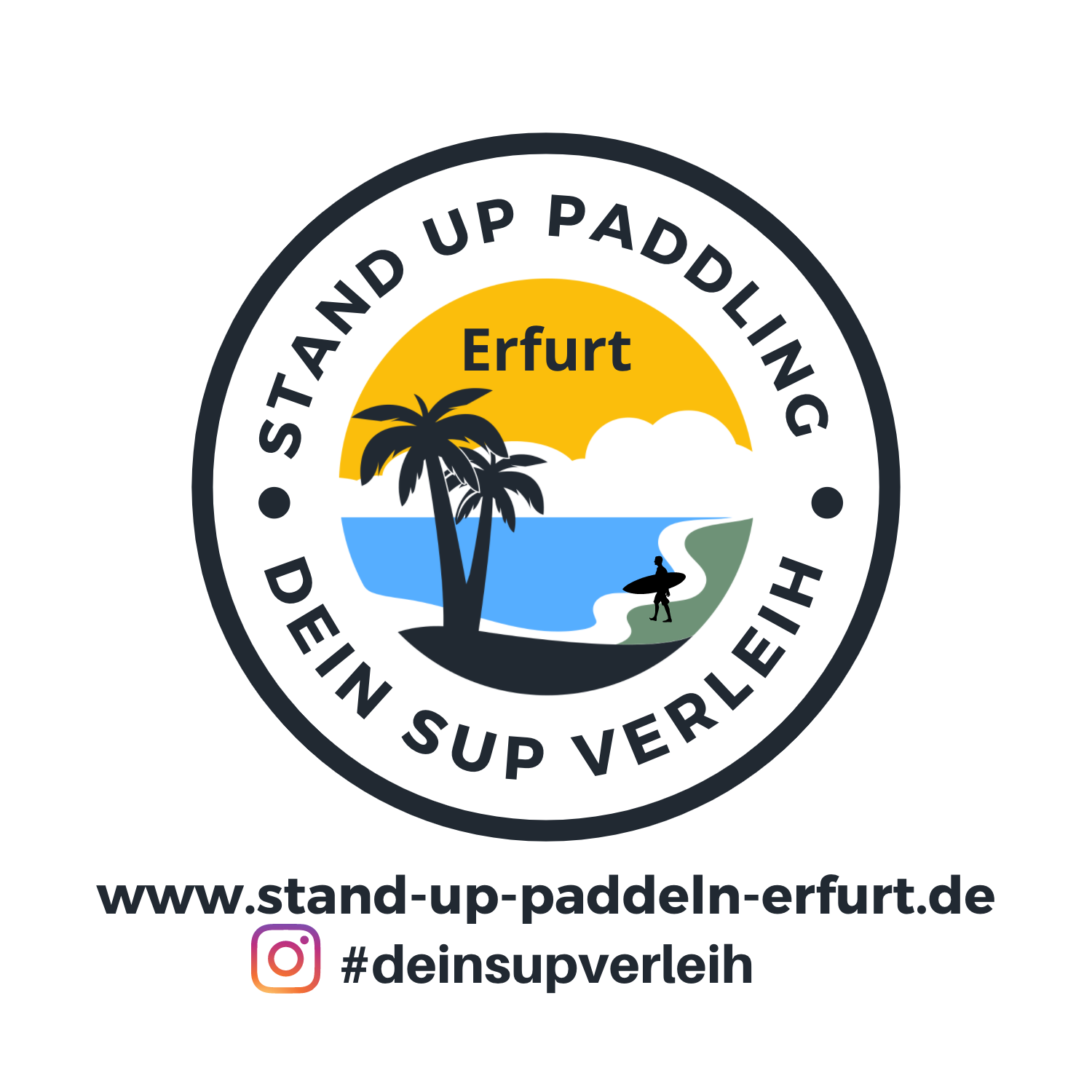 Logo Dein Verleih in Erfurt und Umgebung wenn es um Stand up paddeln geht