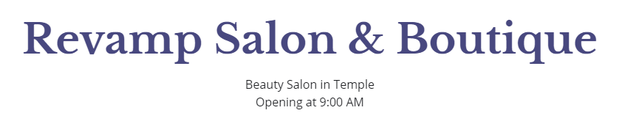 Images Revamp Salon