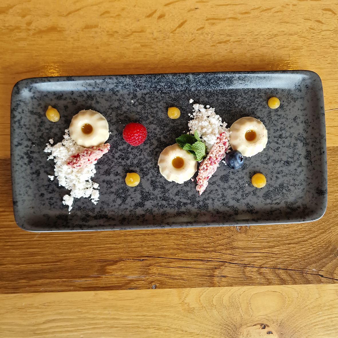 Tonkabohnen-Panna Cotta