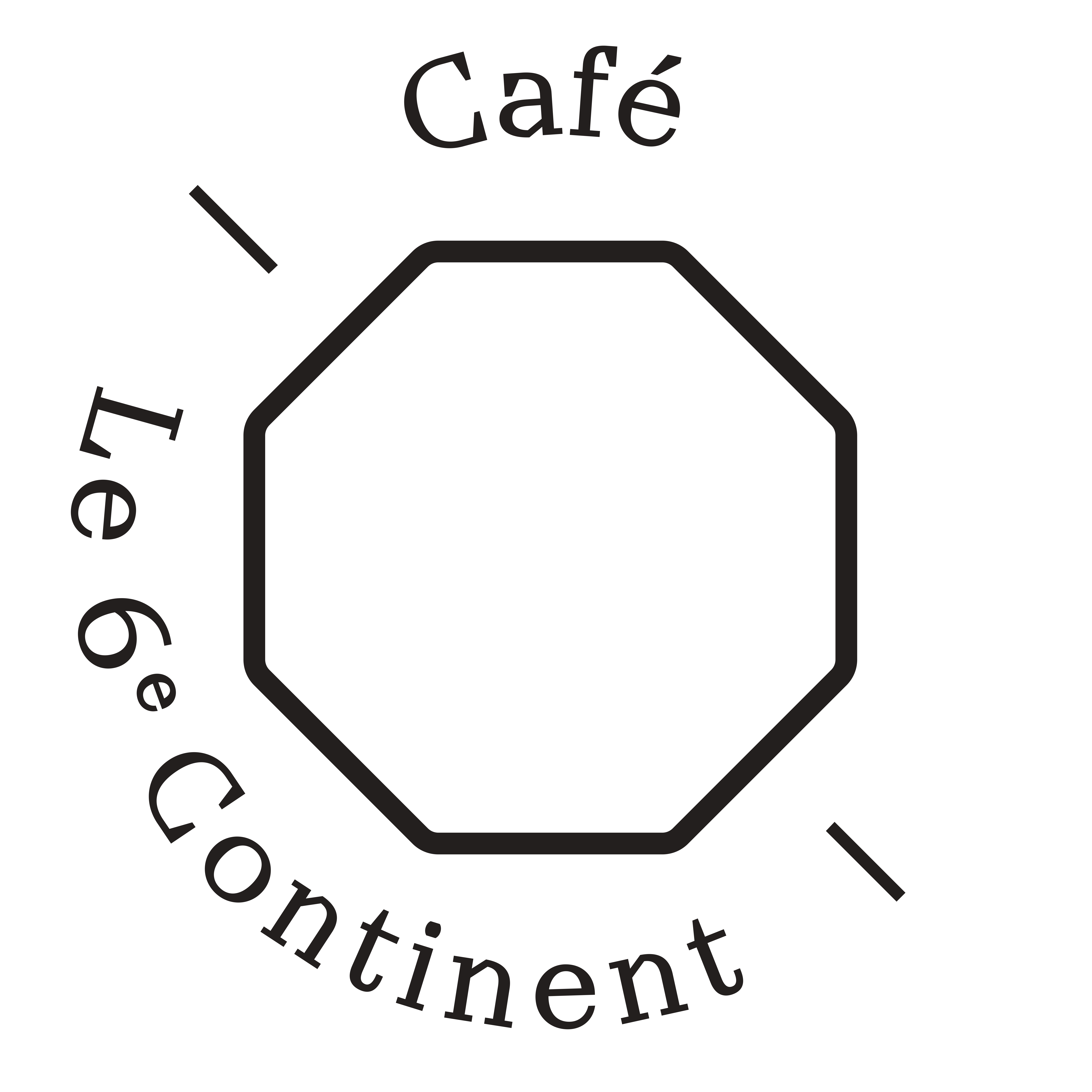 Café Le 6ème Continent Logo