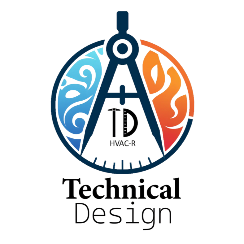 Technical HVAC-R Design Logo