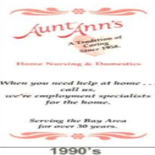 Images Aunt Ann’s In-House Staffing