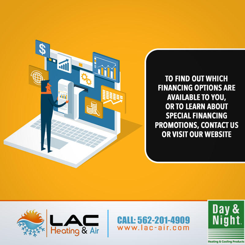 Call LAC Heating & Air to learn more about our Financing Options in Lynwood, CA