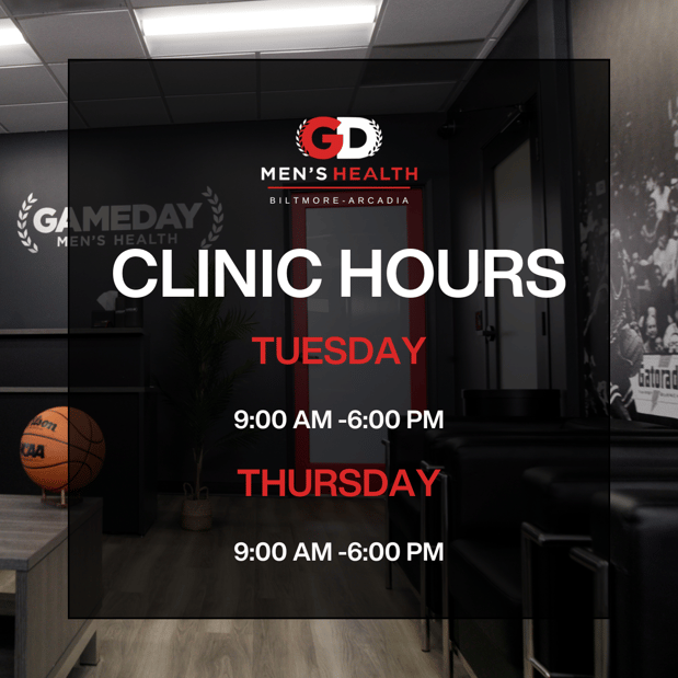 Images Gameday Men's Health Biltmore-Arcadia TRT, Peptide, and ED Clinic