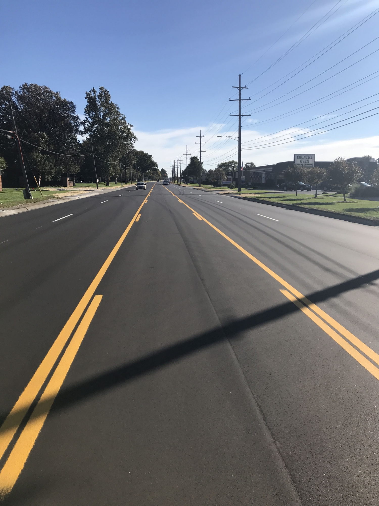 Hoover Road concrete paving project