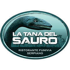 LA TANA DEL SAURO - Ristorante Funivia Serpiano Logo