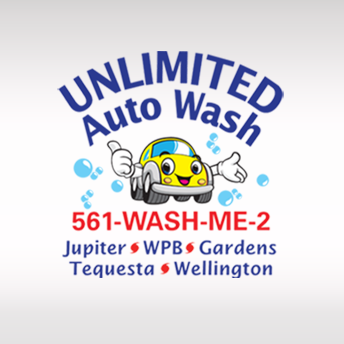 Unlimited Auto Wash of Jupiter Logo