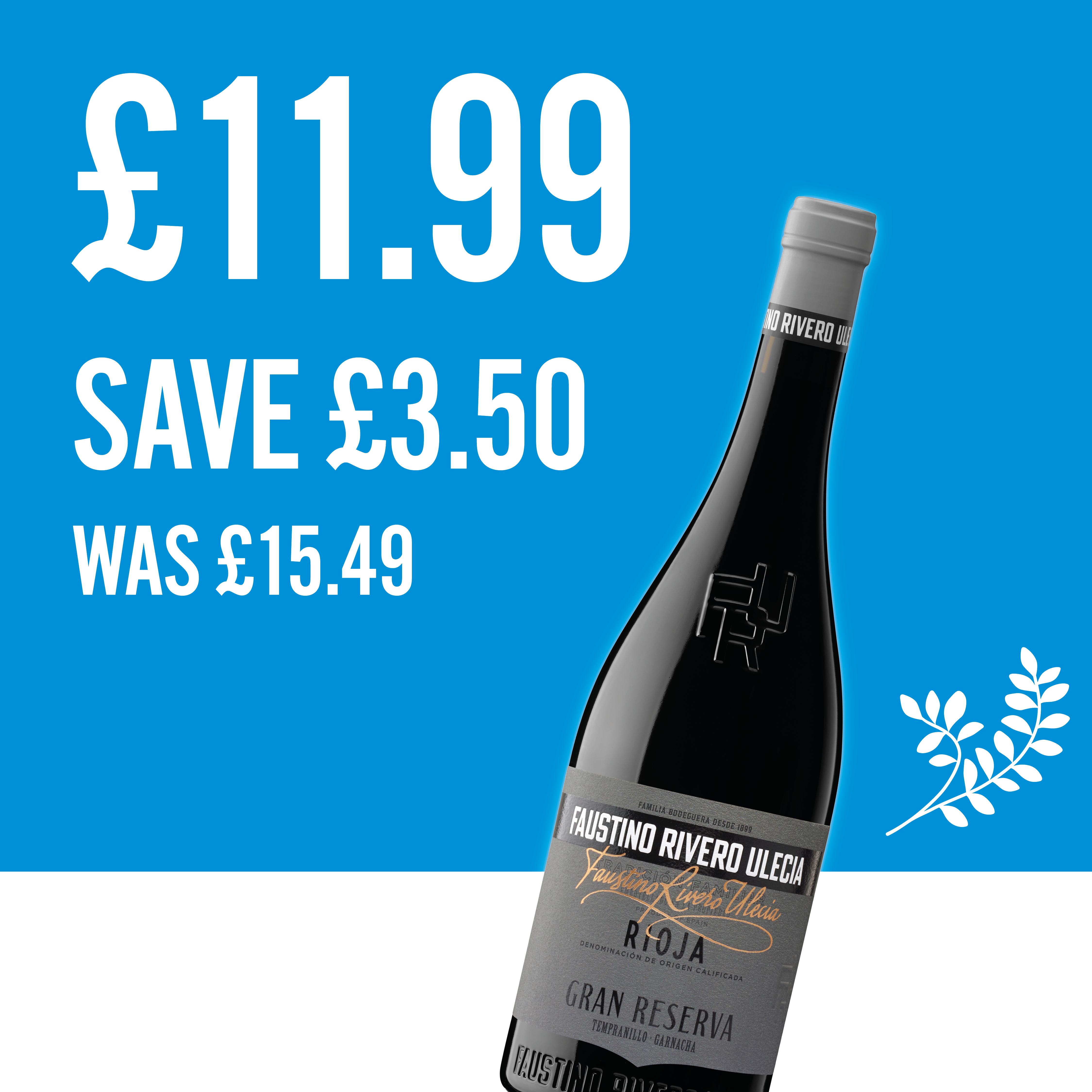 £11.99 on selected wines save £3.50