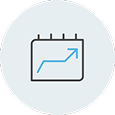 Upward arrow icon.