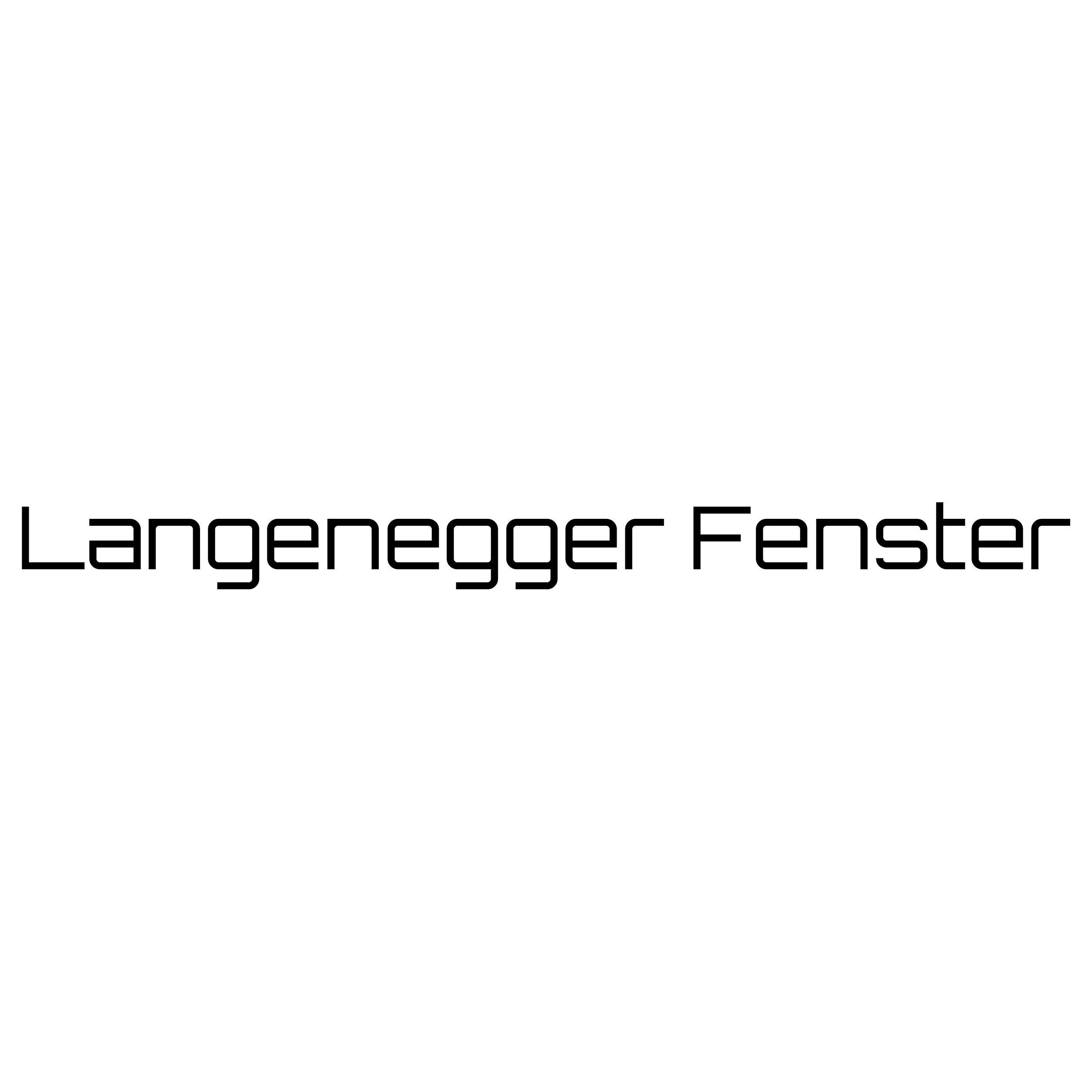 Langenegger Fenster M. Langenegger AG Logo