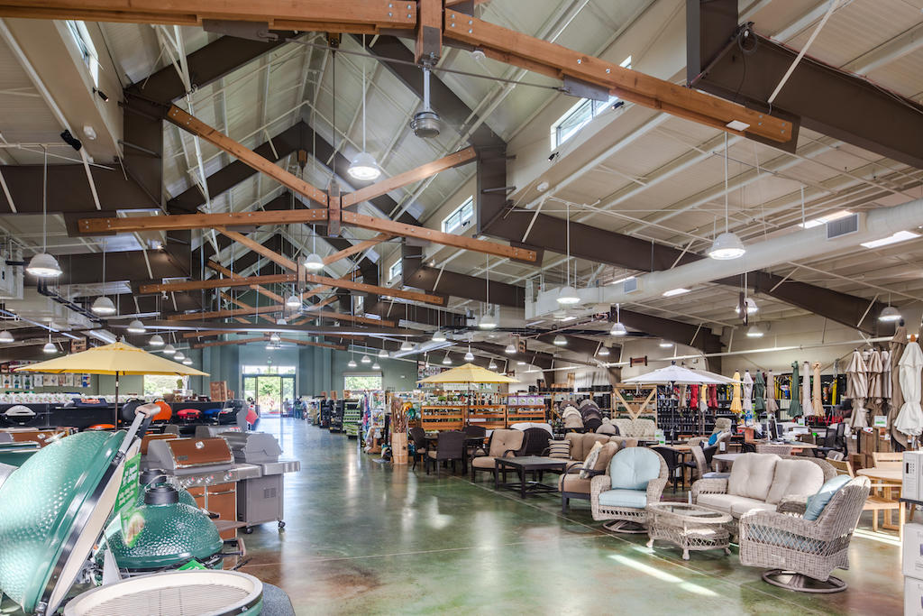 Our Elk Grove store offers Outdoor Living products like grills, patio furniture, umbrellas, accessories & more.  From brands like Tropitone, Patio Renaissance, Kingsley Bate, Weber and Big Green Egg.  Year around!