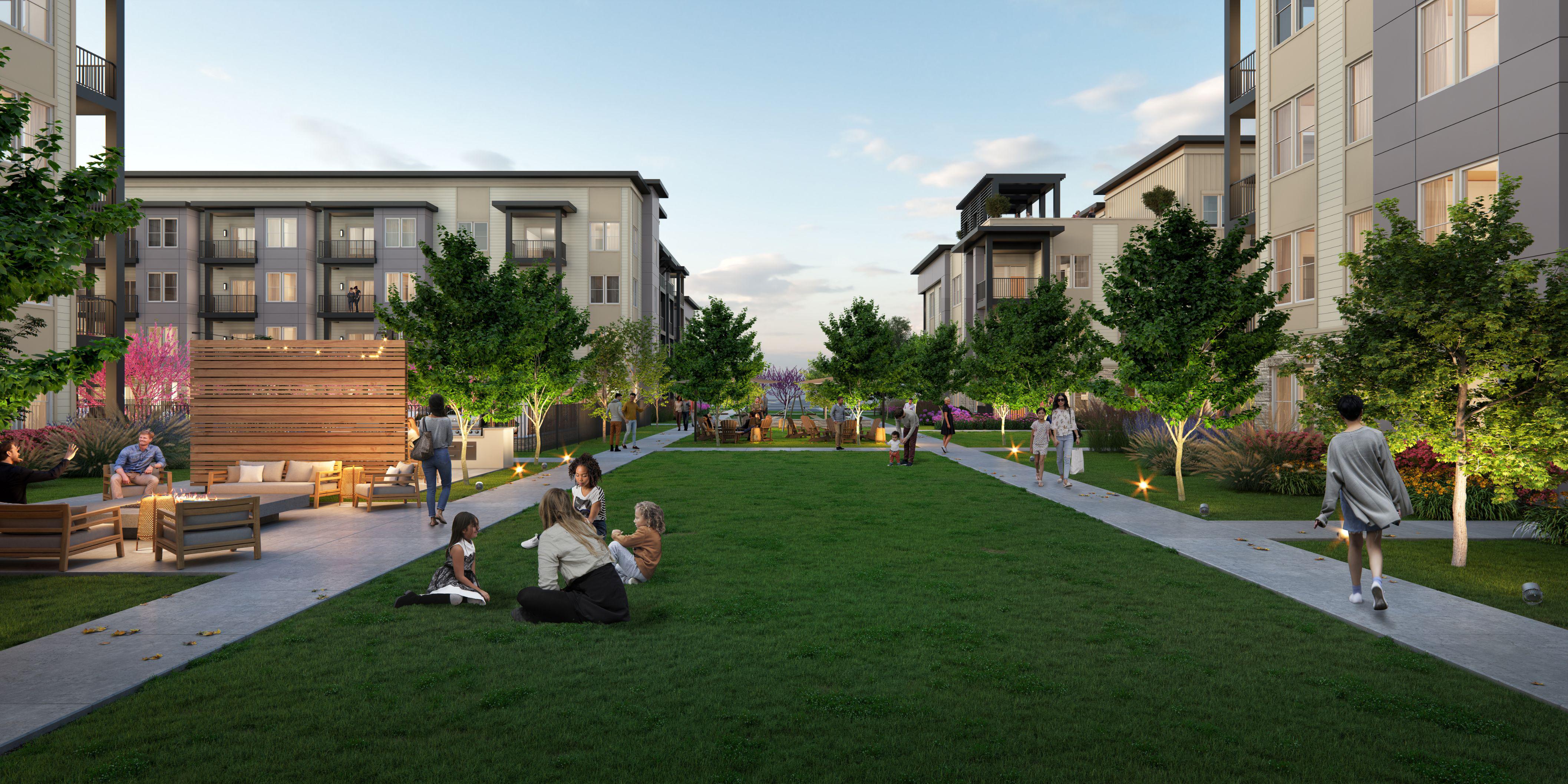 Outside your door, beautifully landscaped green space is designed with pleasures and amenities to refresh, relax and enjoy