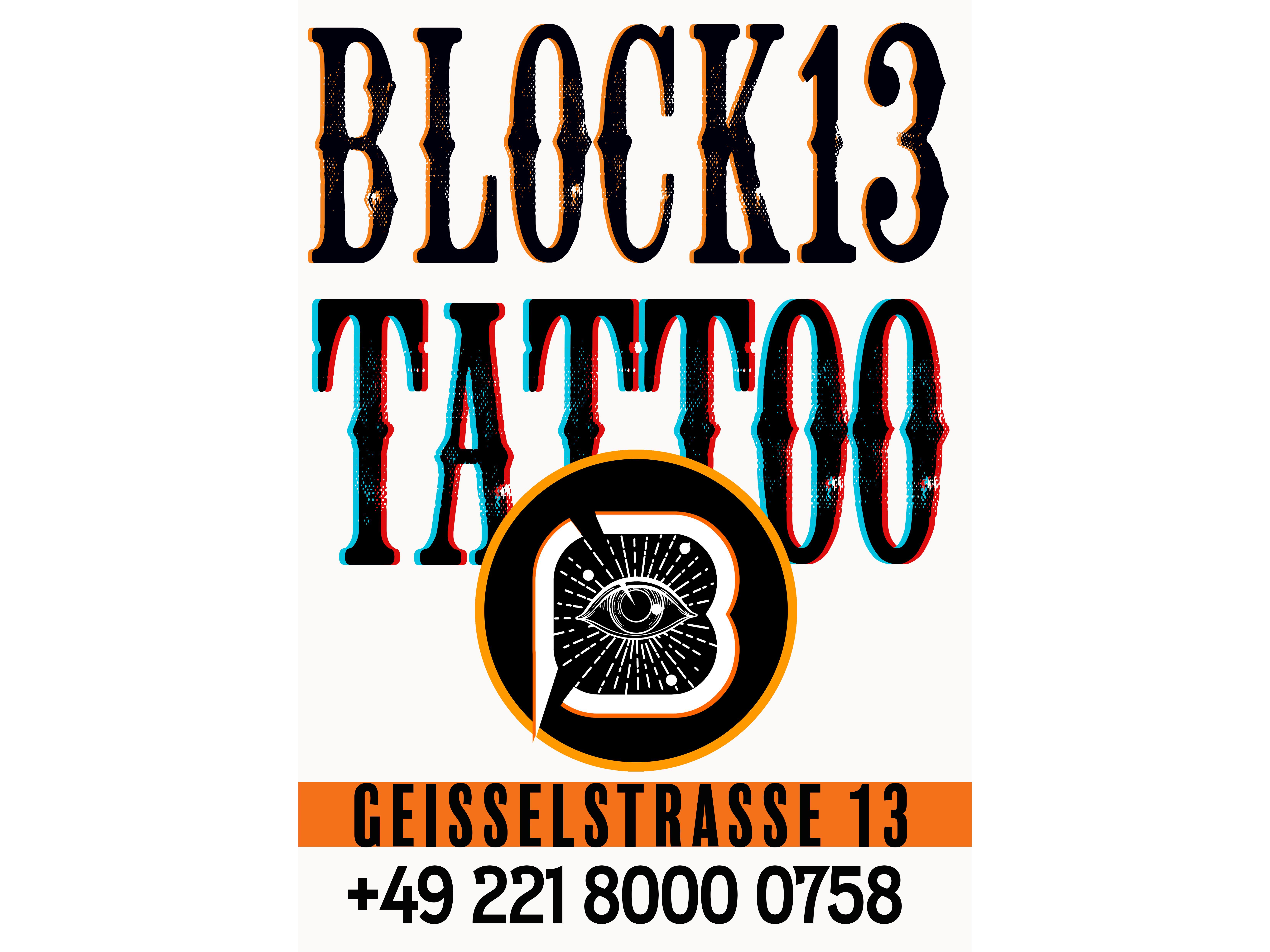 Block 13 Tattoo Studio, Geisselstrasse 13 in Köln