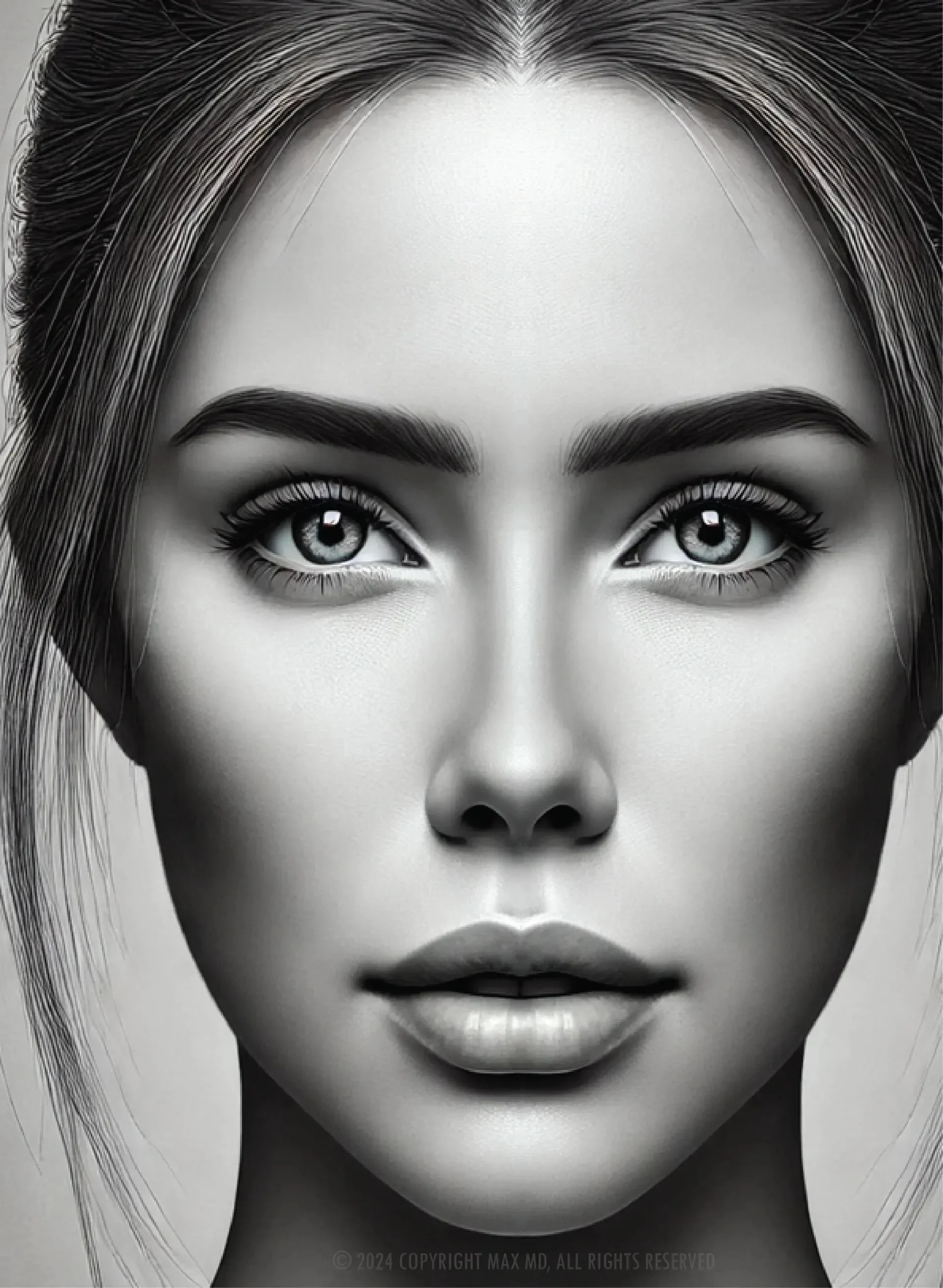 Illustrated &ldquo;after&rdquo; face showing a smooth, refreshed complexion following injectable treatments.