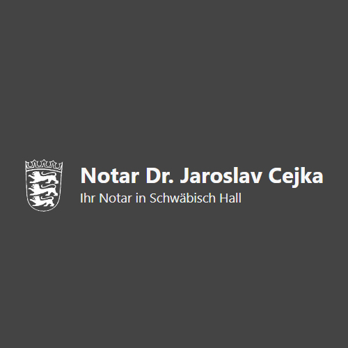 Notar Dr. Jaroslav Cejka in Schwäbisch Hall - Logo