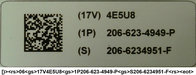 Mil-Std 130 Construct 2 IUID label