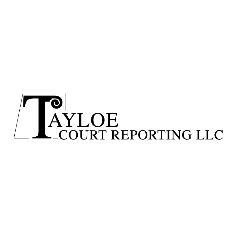 Tayloe Court Reporting Logo
