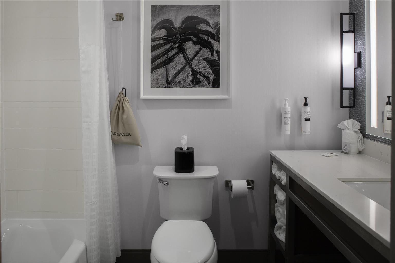 Guest room bath