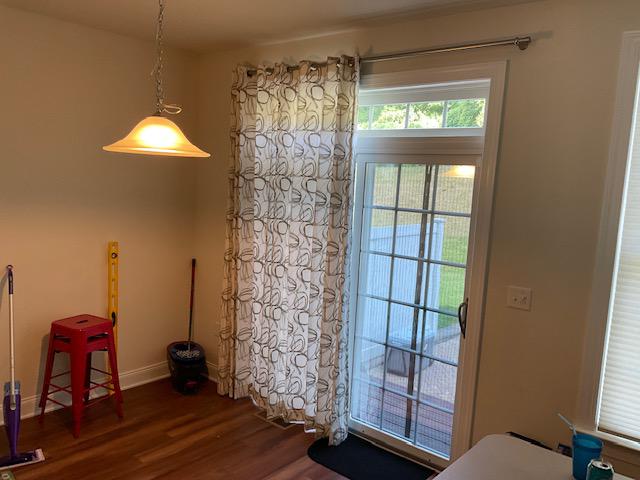 We offer Draperies in all shapes and colors in Pleasantville. While we’ve shown you how spectacular they look on windows, check out how these Drapes fit perfectly on doors in this house.