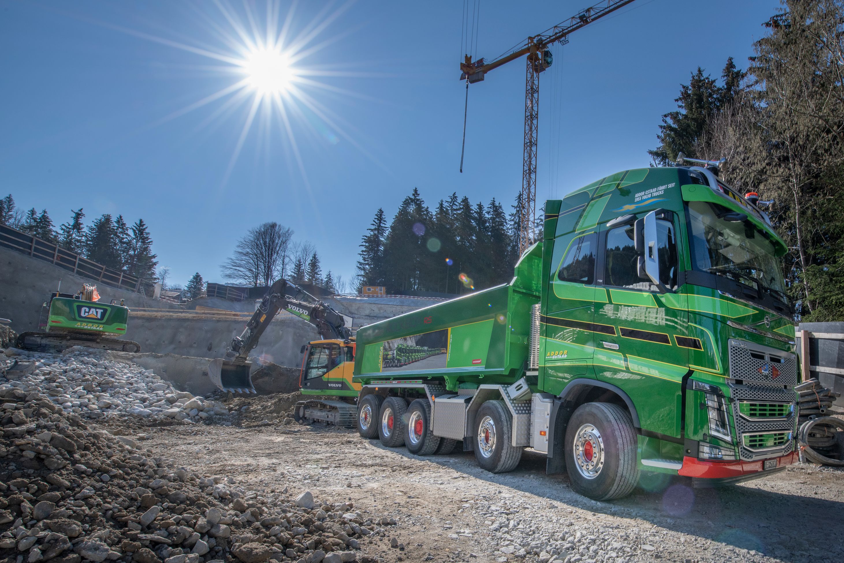 Bilder Addor AG Tiefbau und Transporte