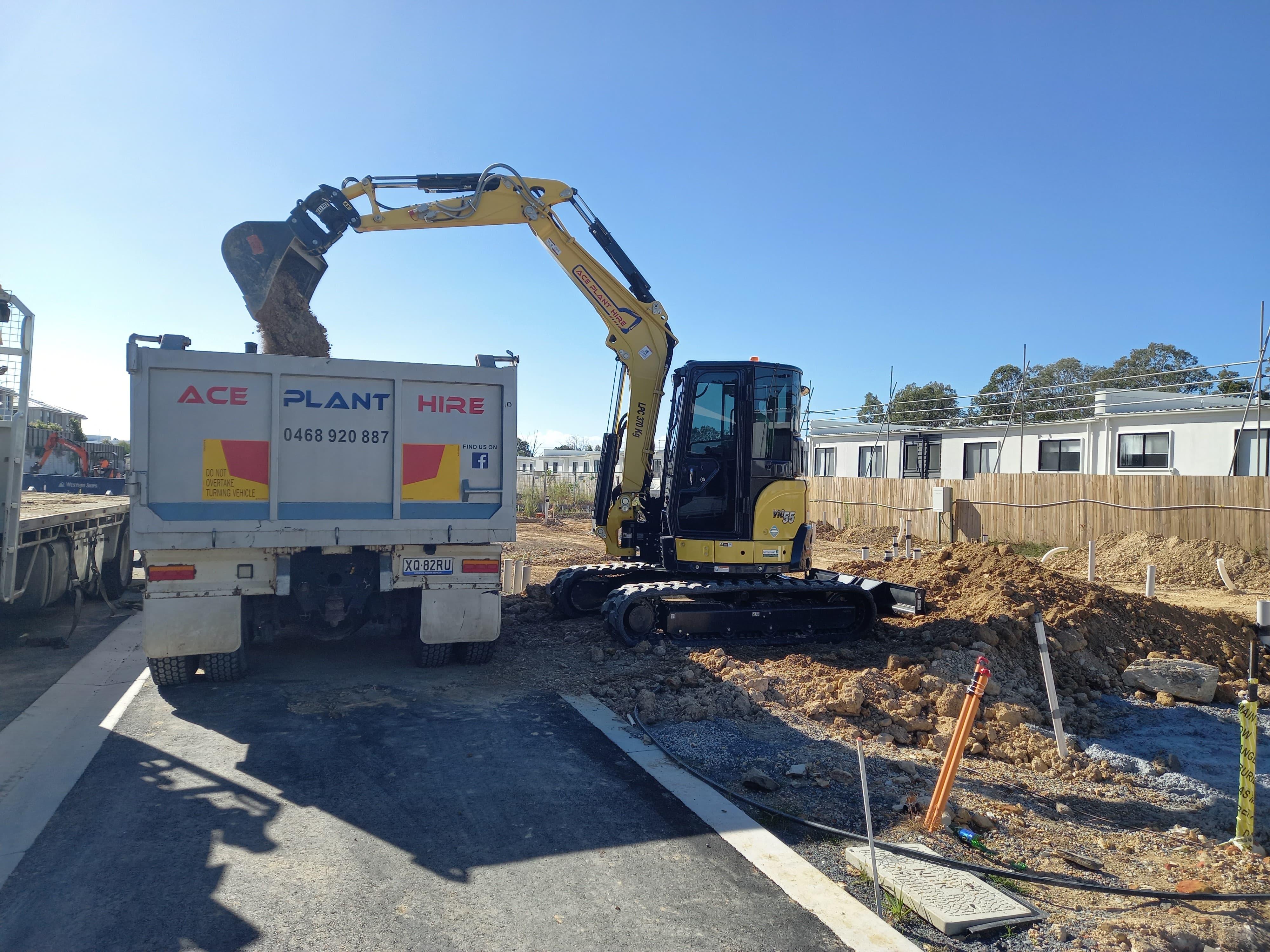 Images Ace Plant Hire | Earthmoving Brisbane