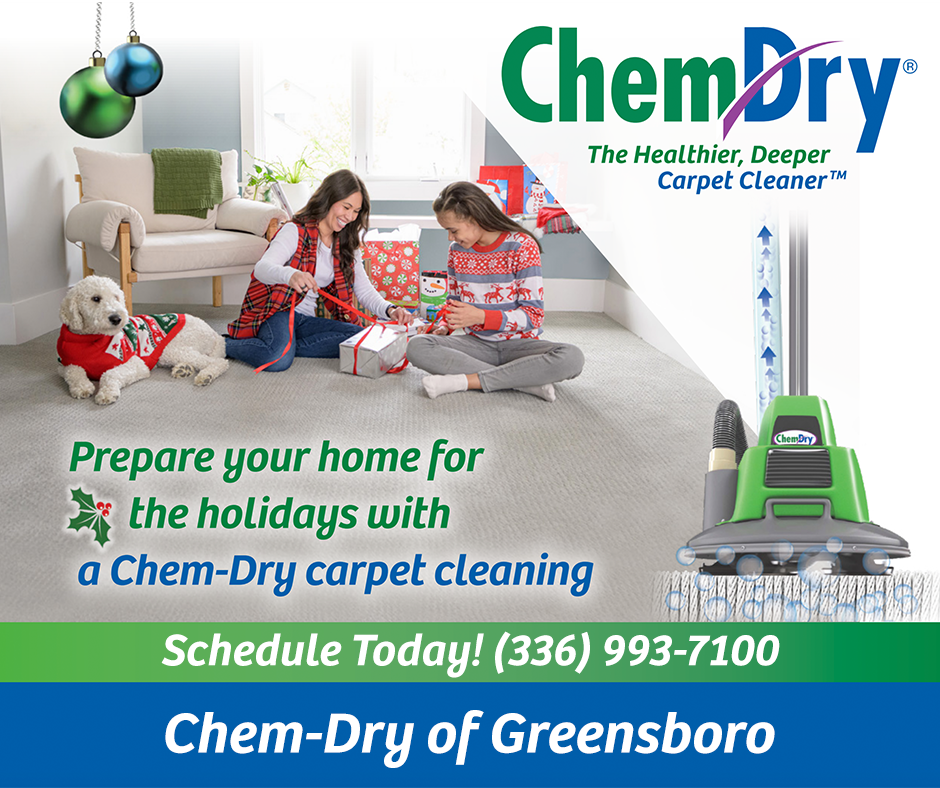 Prepare your home for the holidays with a Chem-Dry carpet cleaning