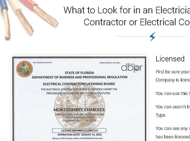Images Montgomery Electrical Services Inc