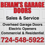 Beham's Garage Doors Logo