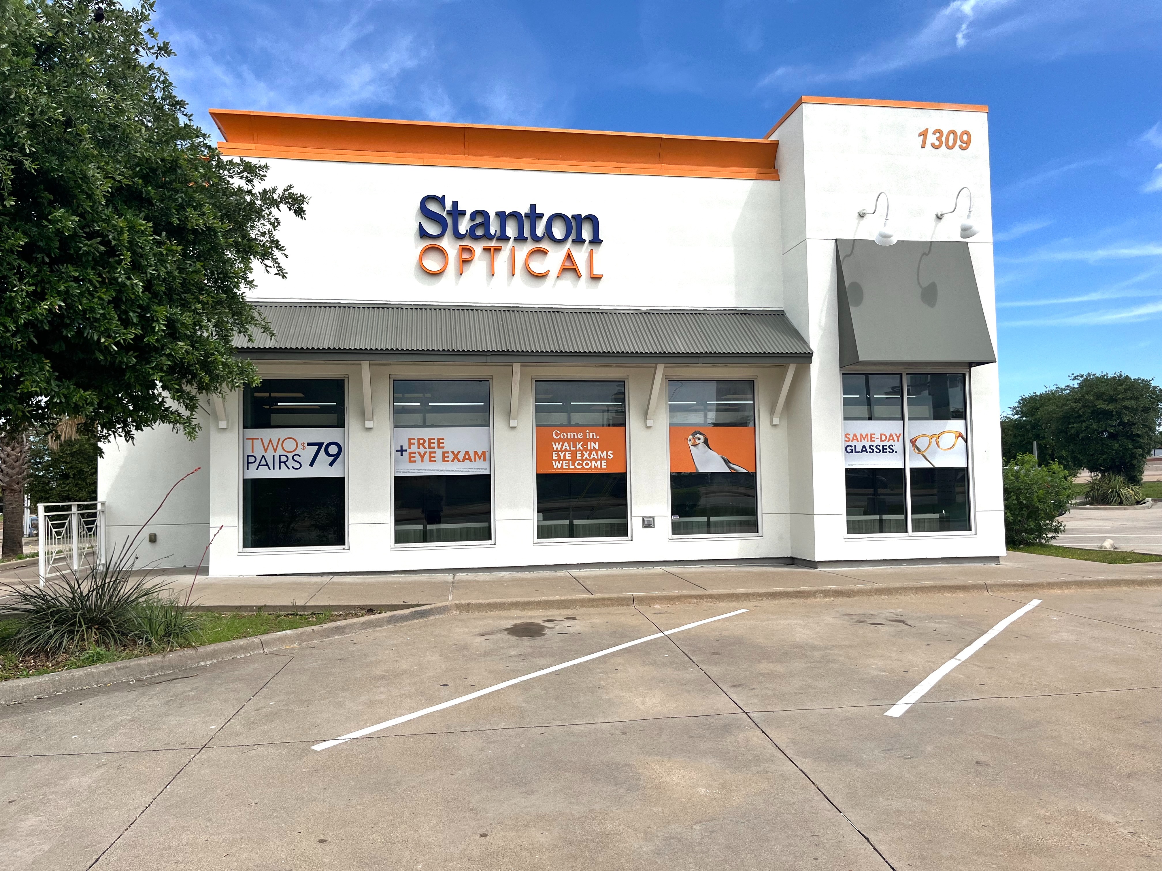 Storefront at Stanton Optical Store DeSoto TX 75115