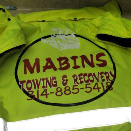 Mabins Towing &amp; Recovery Logo