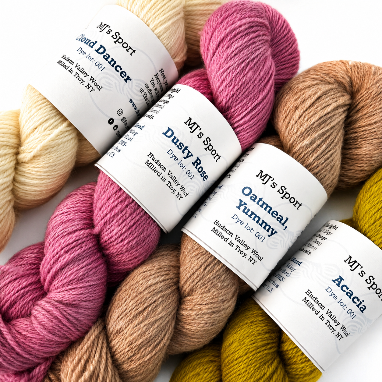 Lisa has joined the Rhinebeck Knit Along and is creating Olga's Jacket using MJ's Sport Yarn as part of the Sweaters For Good Pledge. Her carefully selected color combination showcases the beauty and versatility of premium wool yarn for knitting sweaters and handmade projects.