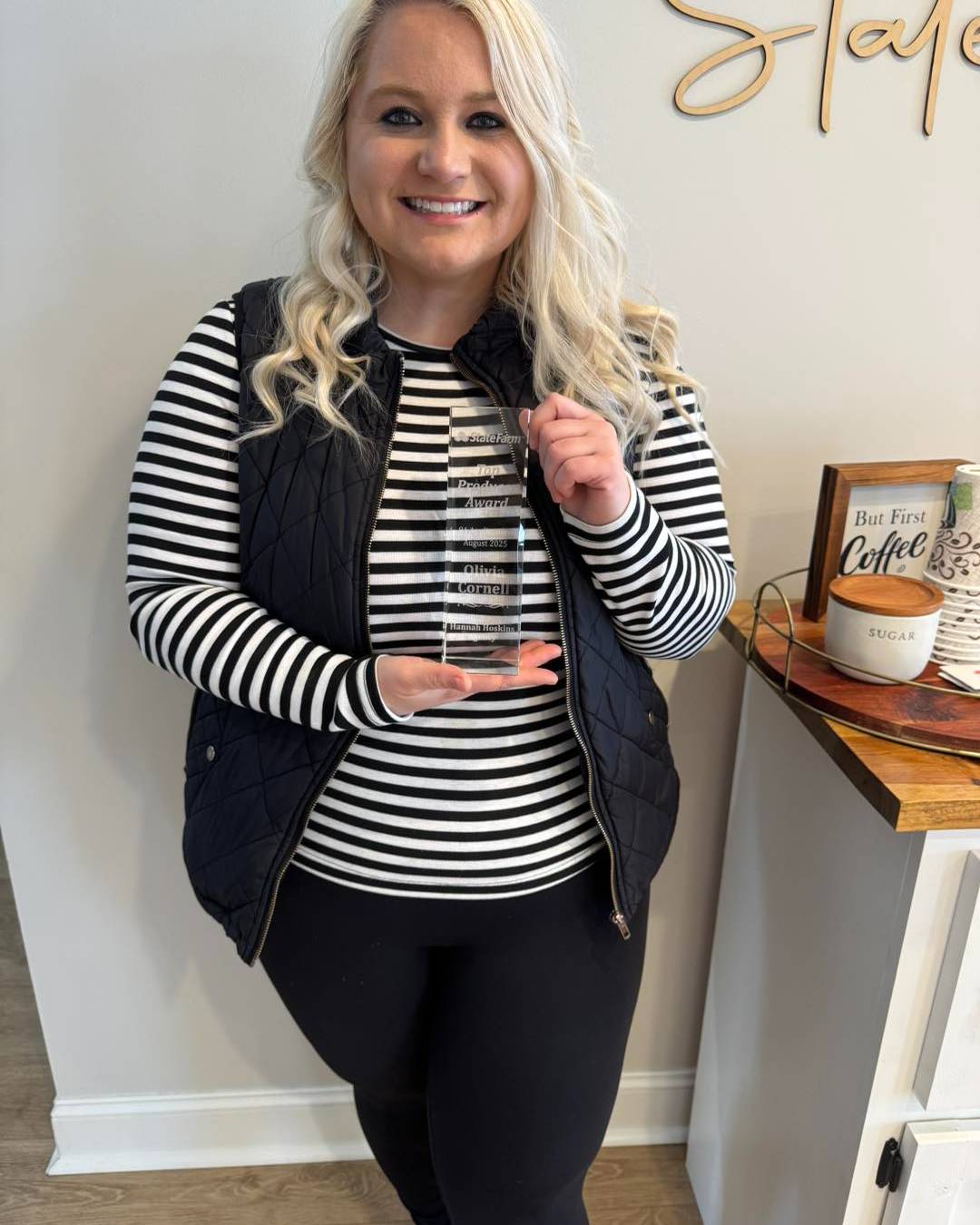 Shoutout to Olivia for earning the Top Producer Award in 2025 for the third year in a row. That kind of consistency takes real dedication. Recently promoted to team leader and so well deserved. Proud of you Olivia and excited for what is ahead