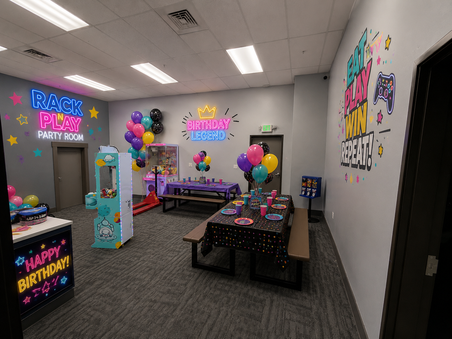Rack n Play Arcade