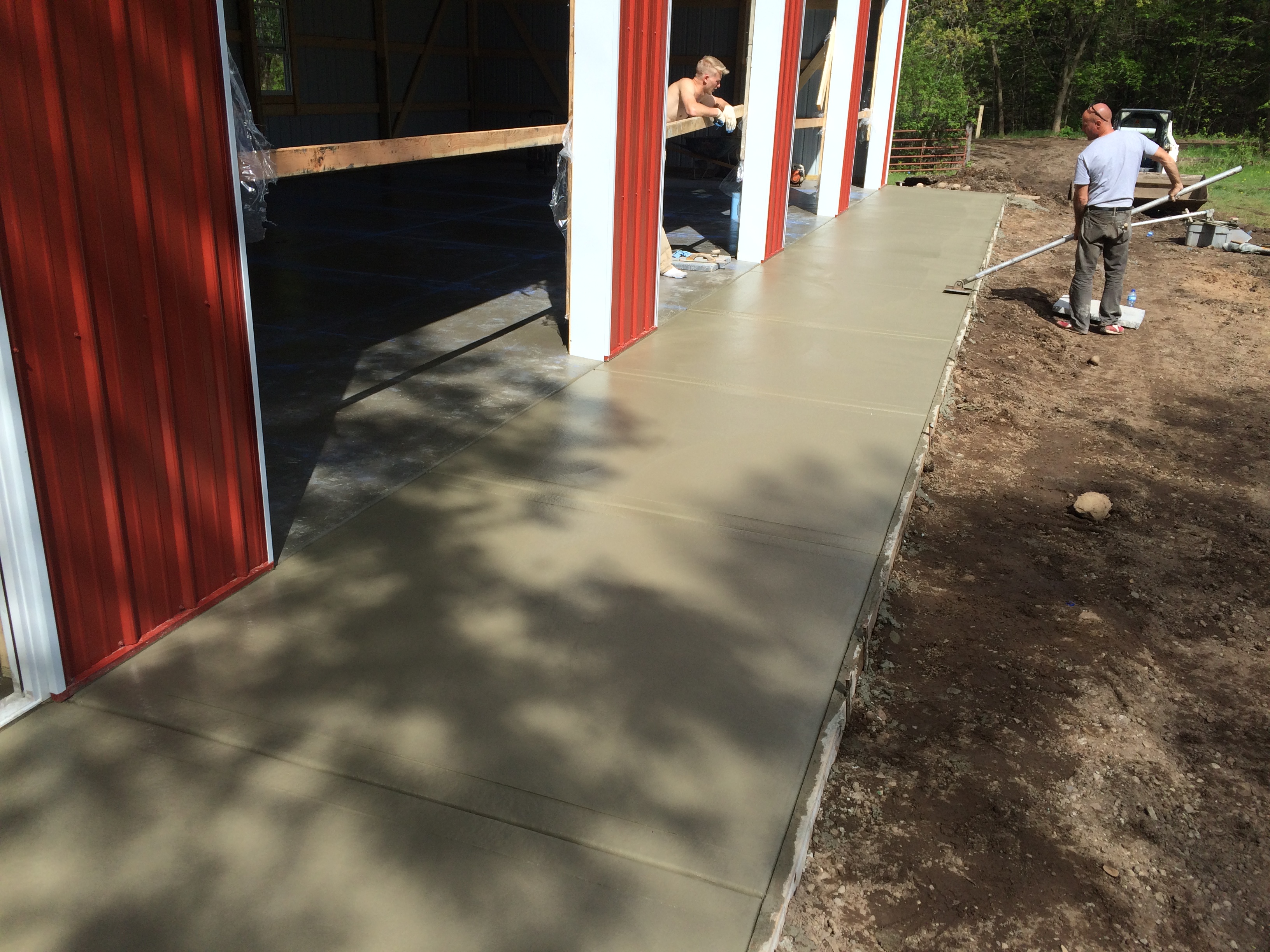 Precision concrete pouring for access areas. Call Maple Grove contractors now.