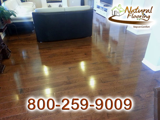 Hickory Tobacco Smooth Wood Floor