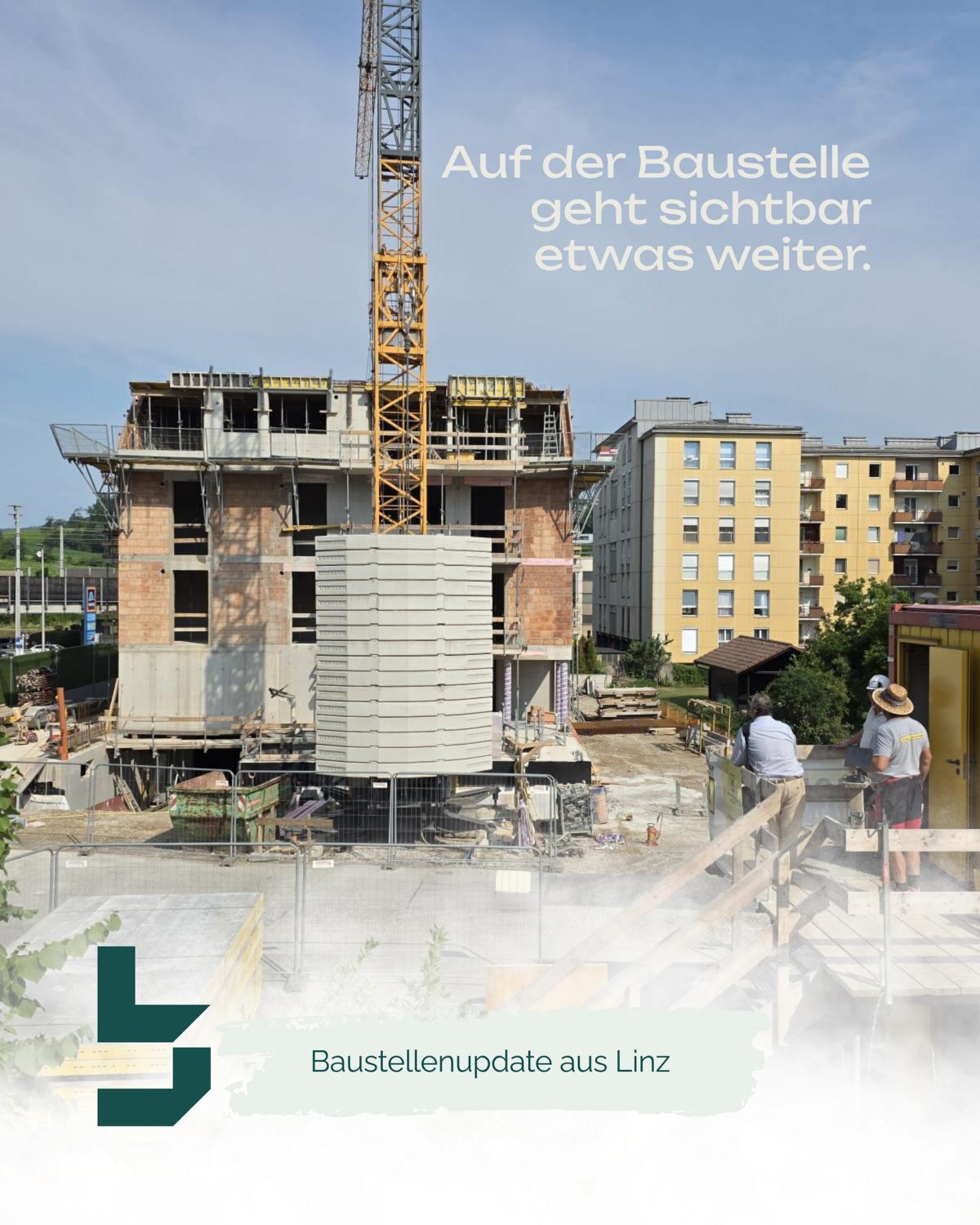 Bild zu In Linz entsteht ein neues Wohnbauprojekt mit 21 Wohnungen und Tiefgarage. BAUMENTOR begleitet das Bauvorhaben von der Planung bis zur Umsetzung mit technischer Kompetenz, Bauleitung und klarer Projektkoordination.
