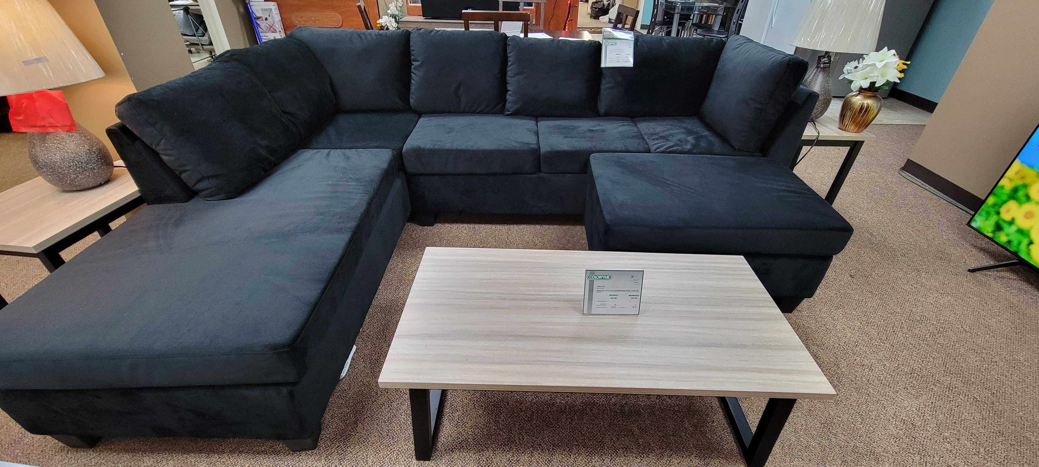 Lounging has never gotten better than this ! Come see this sectional made for COMFORT !