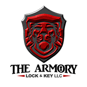 The Armory Lock and Key Logo