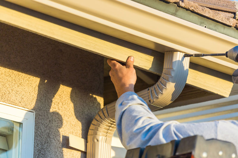 Upgrade to seamless gutters from Home Genius Exteriors – Designed to efficiently manage rainwater and enhance your home’s exterior.