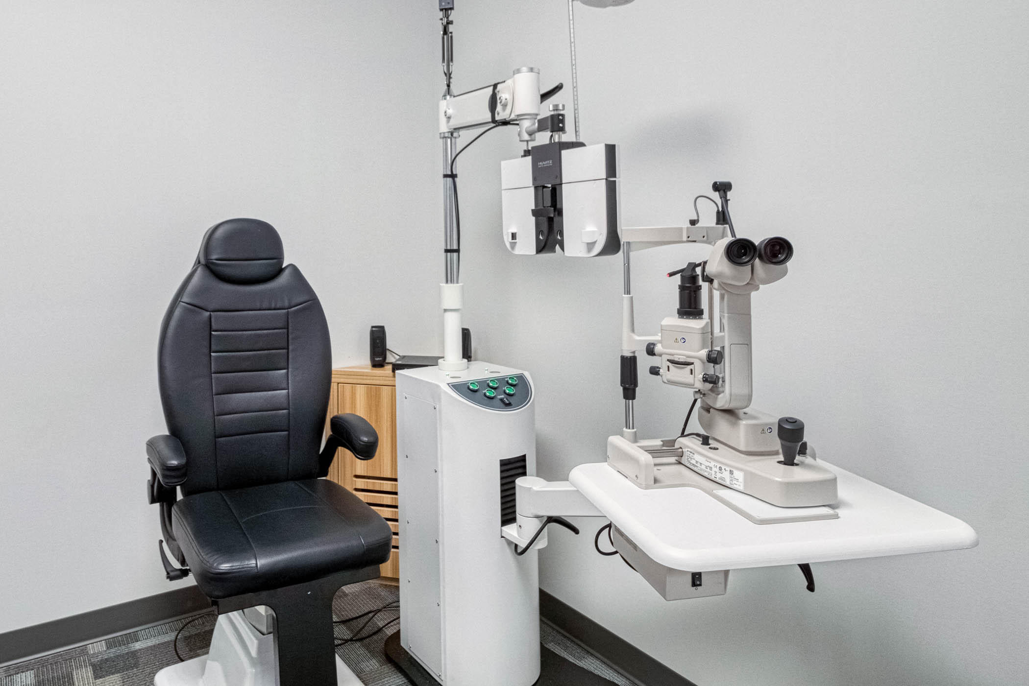 Eye exam equipment at My Eyelab optical store in Saginaw, MI 48604