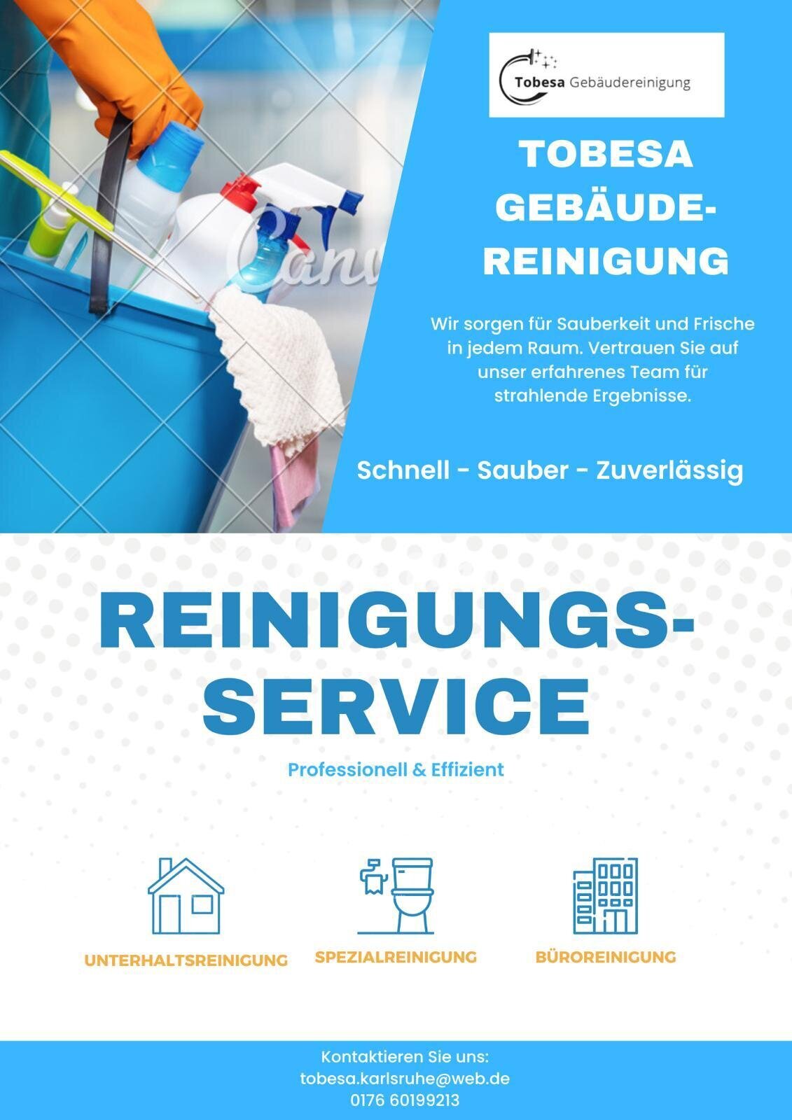 Tobesa Gebäudereinigung, Tiroler Straße 13 in Karlsruhe