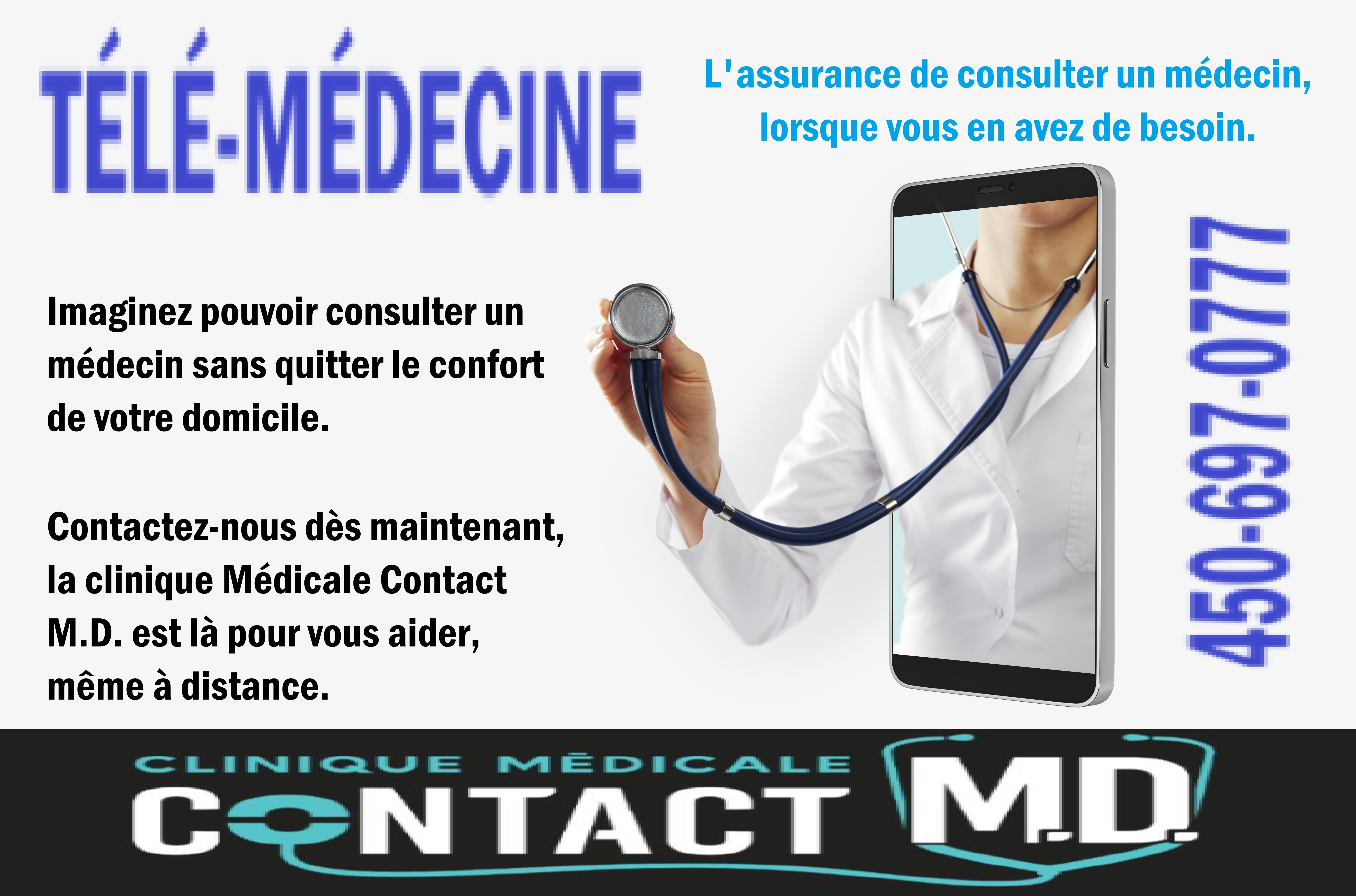 Images Clinique Médicale Contact M.D. - Consultation et Urgence Médicale