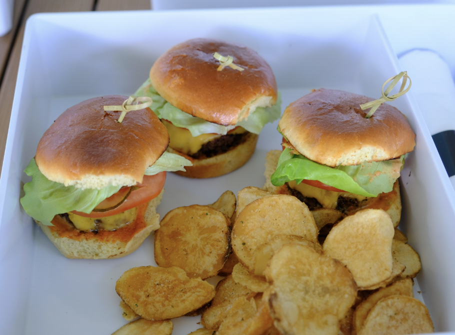 SLIDERS Huli Huli Chicken, Kalua Pork or Cheeseburger